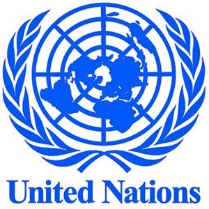 Blue UN logo